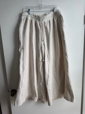 Daily Practice by Anthropologie Knit Wide Leg Sweat Pants